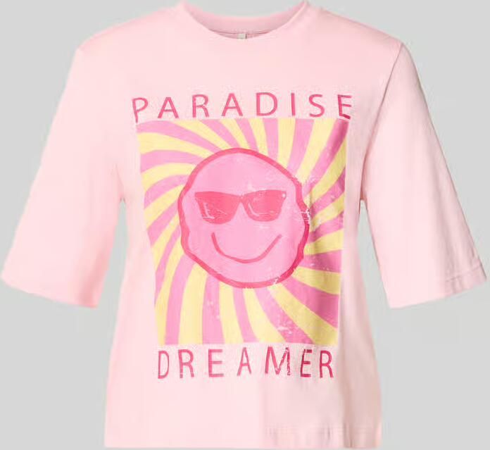 Only Relaxed fit T-shirt van puur katoen model 'CARTY' - Foto 2