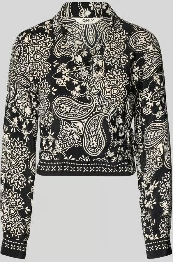 Only Shaped fit blouse van pure viscose Model 'LEMZA'