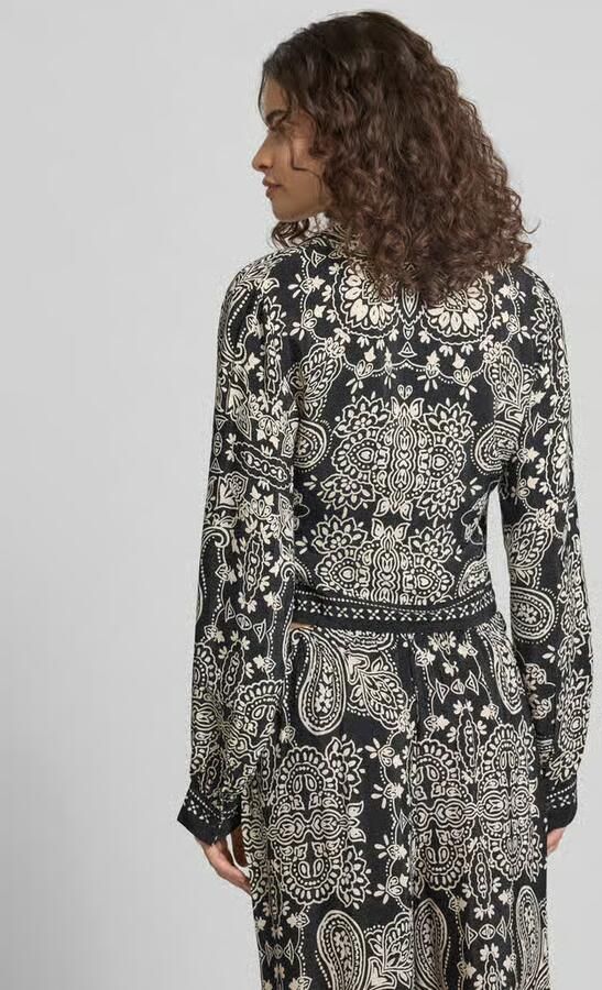 Only Shaped fit blouse van pure viscose Model 'LEMZA' - Foto 3