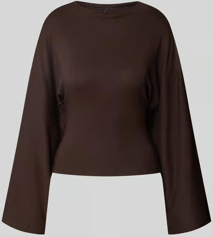 Only Regular fit shirt met lange mouwen van katoenmix model 'ESTRID'