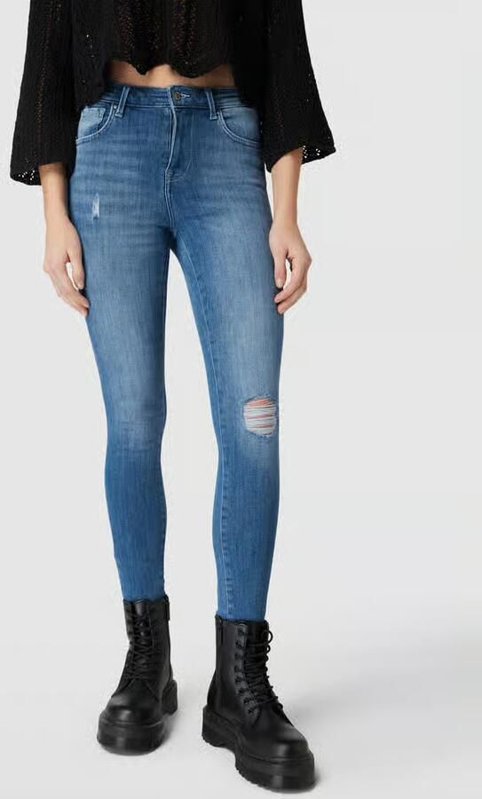 Only Skinny fit jeans in destroyed-look model 'POWER' - Foto 4