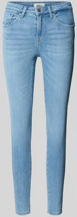 Only Skinny fit jeans van Mix van biologisch katoen Model 'POWER' - Foto 4