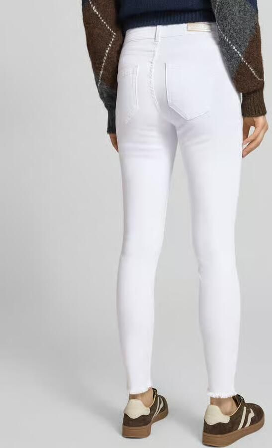 Only Ankle jeans ONLBLUSH – Rafelzoom voor casual jeanslook skinny fit denim jeans katoenmix gerafeld effen - Foto 7