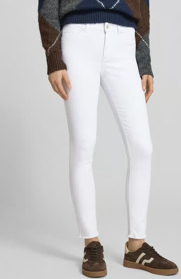 Only Ankle jeans ONLBLUSH – Rafelzoom voor casual jeanslook skinny fit denim jeans katoenmix gerafeld effen - Foto 6