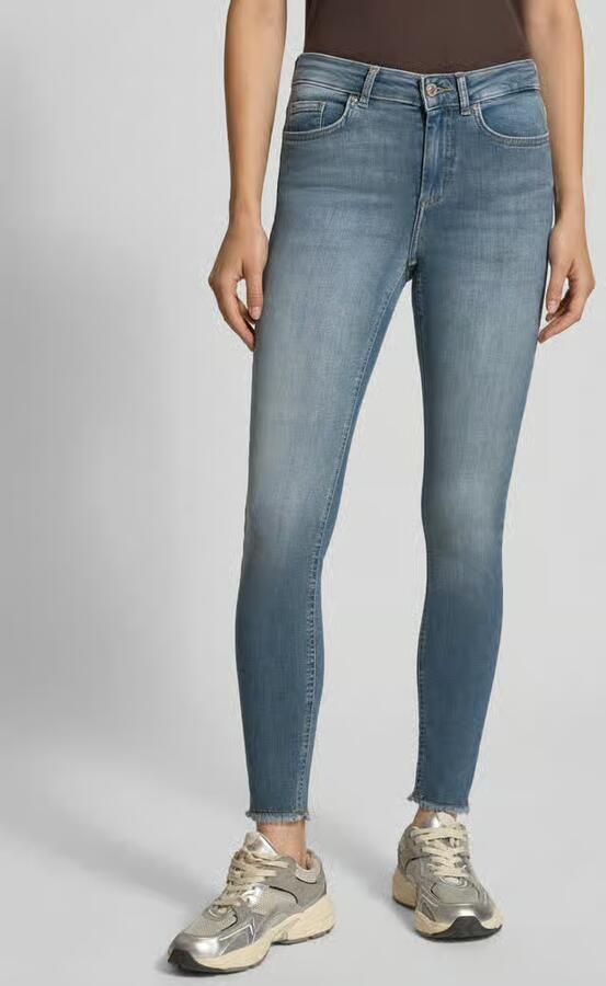 Only skinny fit jeans van katoenmix model 'BLUSH' - Foto 2