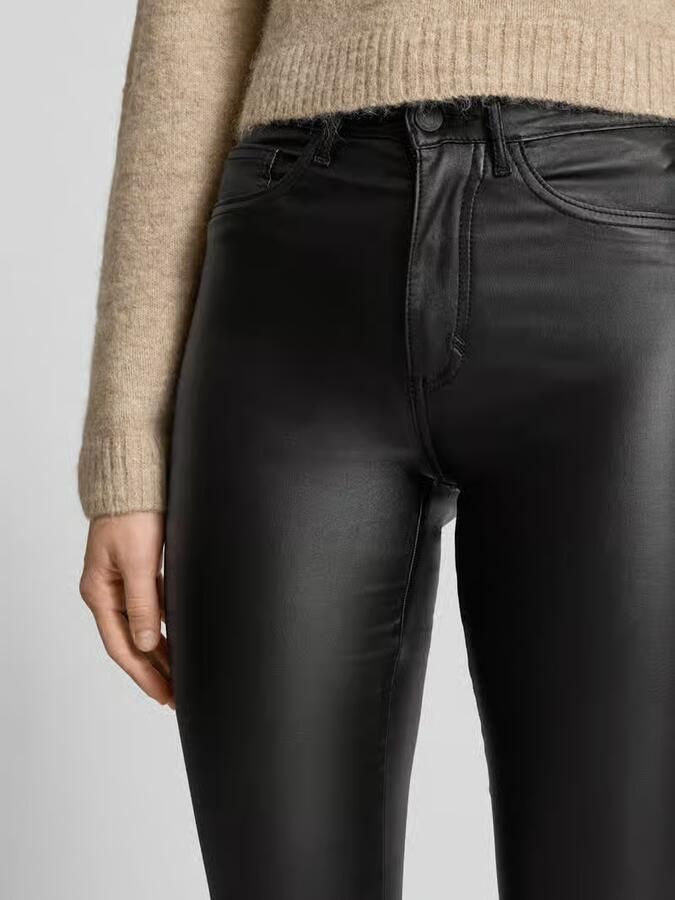 Only Imitatieleren broek ONLROYAL HW SK ROCK COATED - Foto 7