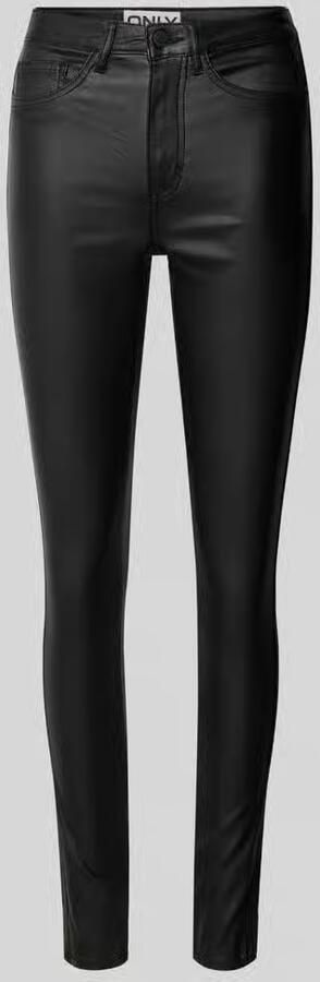 Only Imitatieleren broek ONLROYAL HW SK ROCK COATED - Foto 17