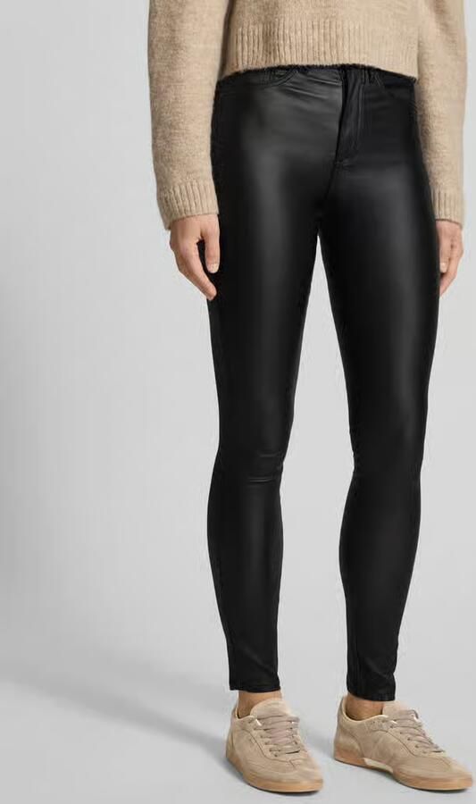 Only Imitatieleren broek ONLROYAL HW SK ROCK COATED - Foto 12