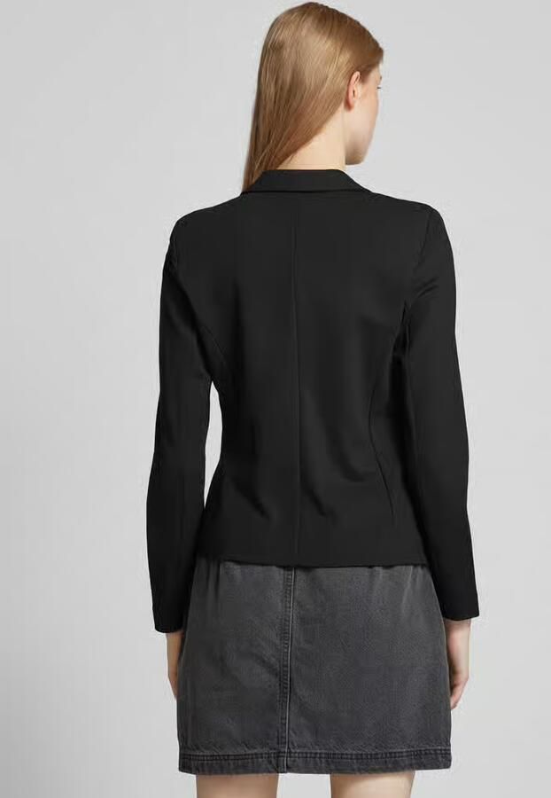 Only Jerseyblazer ONLPOPTRASH – 2-knoops blazer met getailleerd silhouet regular fit milano rib materiaalmix reverskraag effen - Foto 6
