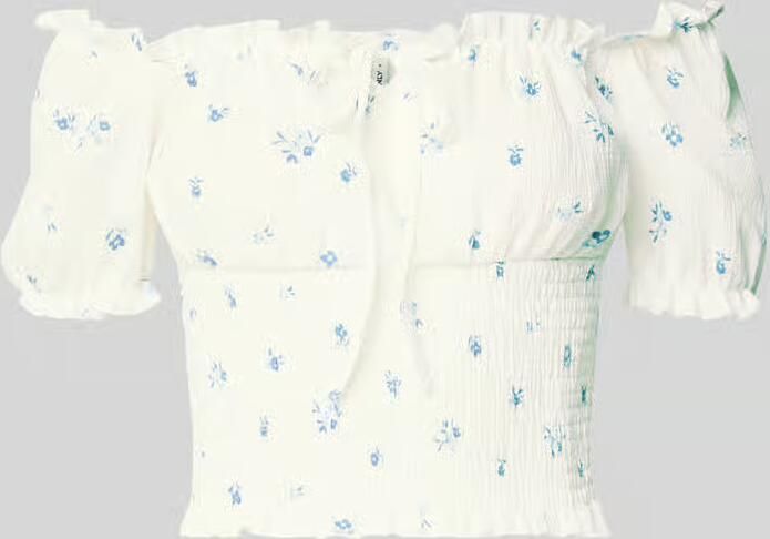 Only slim fit blousetop met all-over motief model 'HILLARY' - Foto 2