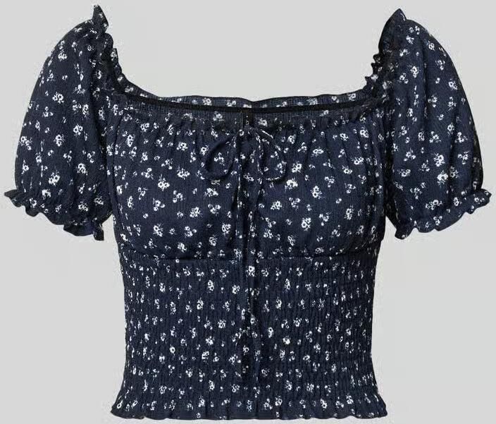 Only slim fit blousetop met all-over motief model 'HILLARY' - Foto 2