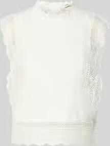 Only Kanten shirt ONLKARO – Kantentop met opstaande kraag voor elegante looks - Foto 11