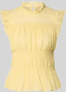 Only slim fit blousetop met rucheskraag model 'SHAILA' - Foto 4