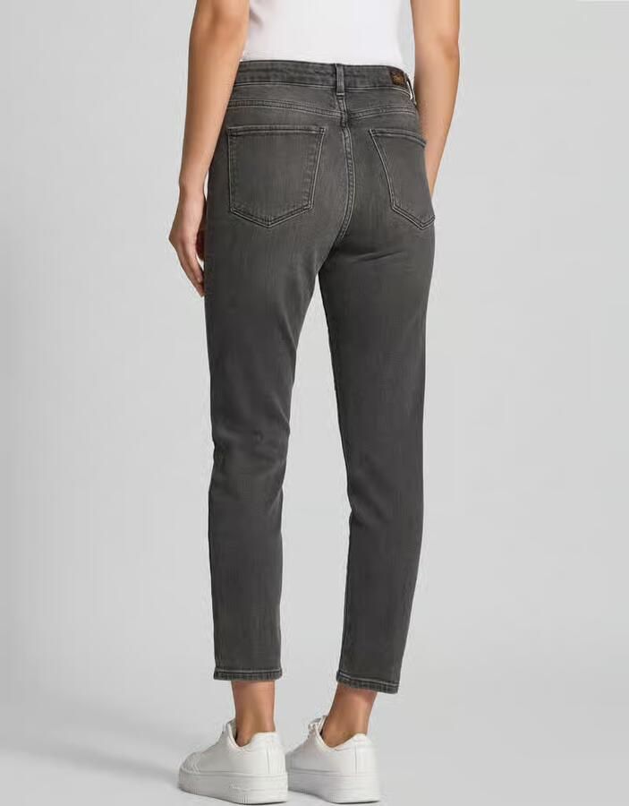 Only Straight fit high waist jeans met labelpatch model 'EMILY' - Foto 7