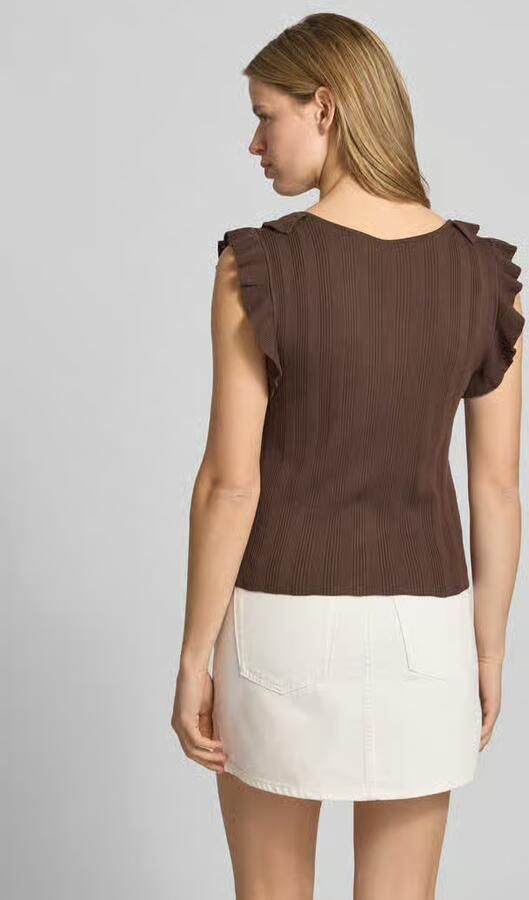 Only slim fit knitweartop van viscosemix model 'NELLY' - Foto 6
