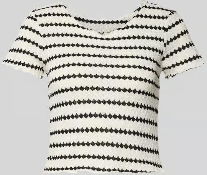 Only Slim fit T-shirt met all-over motief model 'LEVA' - Foto 2