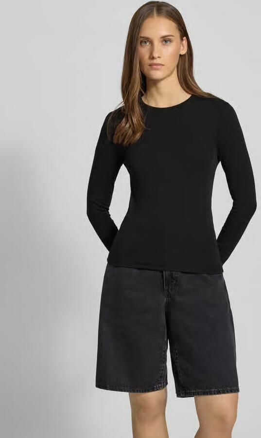 Only Slim fit longsleeve van katoenmengsel model 'RILEY' - Foto 8