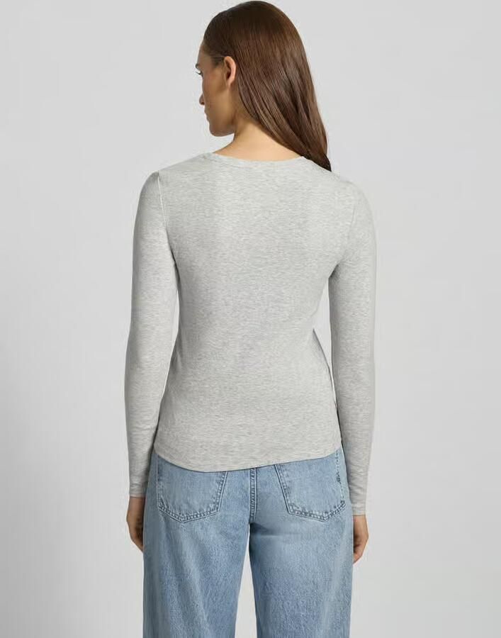 Only Slim fit longsleeve van katoenmengsel model 'RILEY' - Foto 4