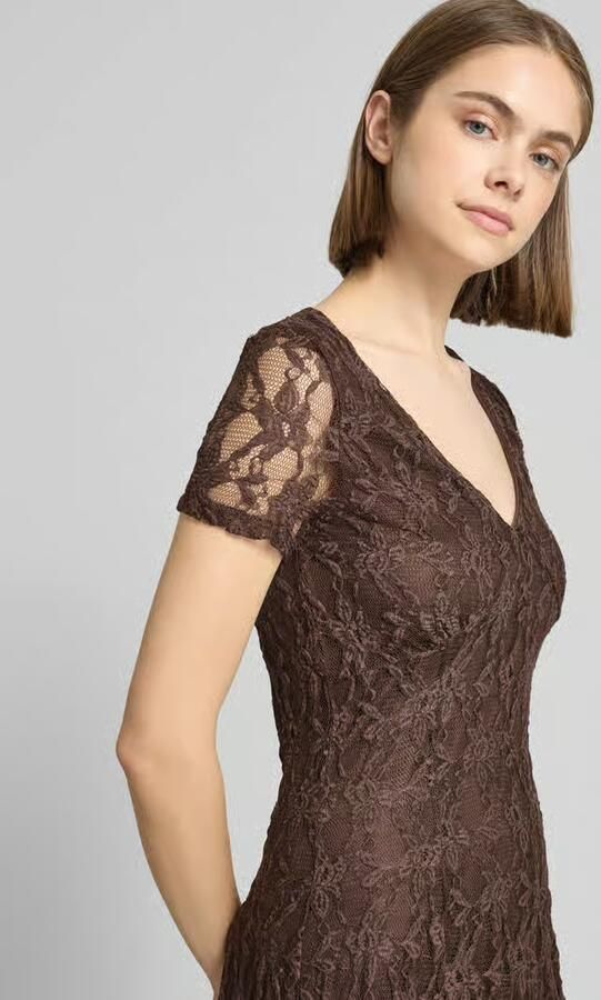 Only slim fit mini-jurk van kant model 'ALBINA'