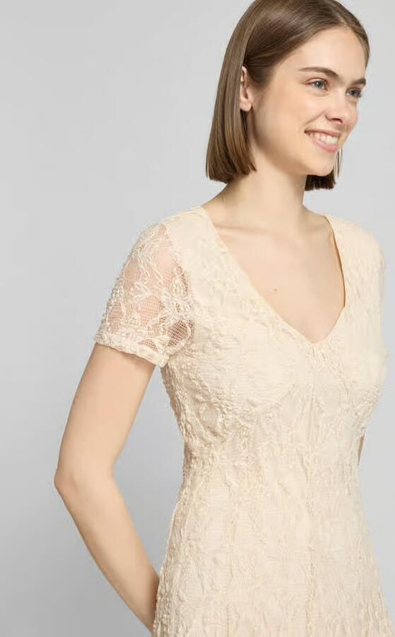 Only slim fit mini-jurk van kant model 'ALBINA'