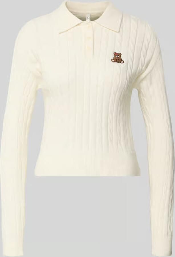 Only Slim fit poloshirt van viscosemix model 'KATIA'