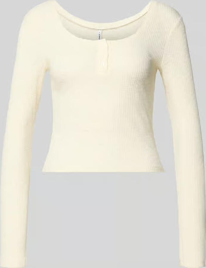 Only Slim fit shirt met lange mouwen en katoen model 'JULIANE LIFE' - Foto 2