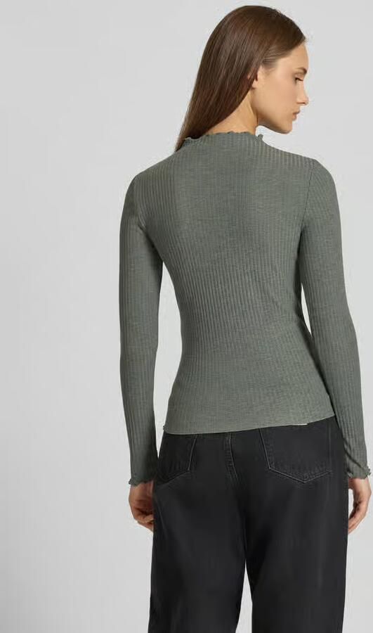 Only Slim fit shirt met lange mouwen en viscose model 'LEMMA'