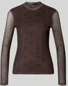 Only Slim fit shirt met lange mouwen met all-over motief model 'ERICA'