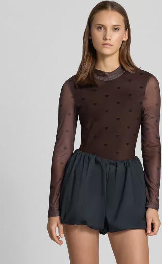Only Slim fit shirt met lange mouwen met all-over motief model 'ERICA' - Foto 2