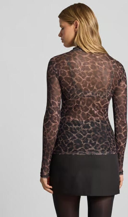 Only Slim fit shirt met lange mouwen met all-over motief model 'ERICA' - Foto 2