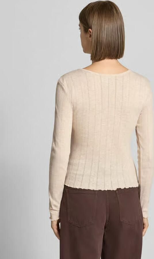 Only Slim fit shirt met lange mouwen met katoenanteil model 'TENNA' - Foto 3