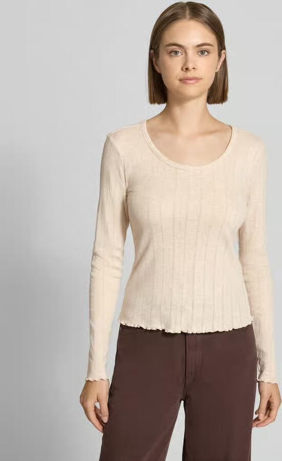 Only Slim fit shirt met lange mouwen met katoenanteil model 'TENNA' - Foto 2
