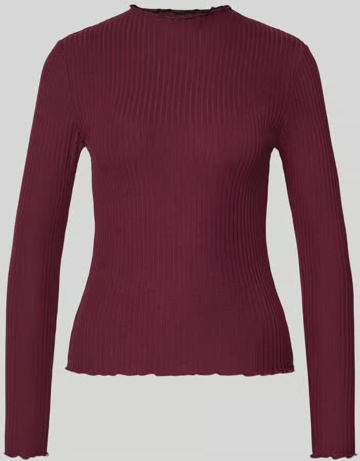 Only Slim fit shirt met lange mouwen met viscose model 'EMMA'
