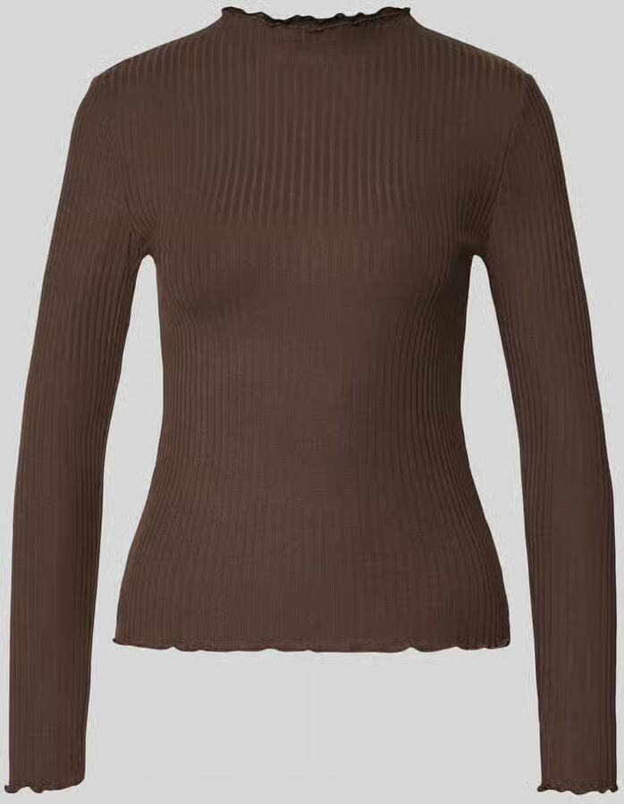 Only Slim fit shirt met lange mouwen met viscose model 'EMMA'