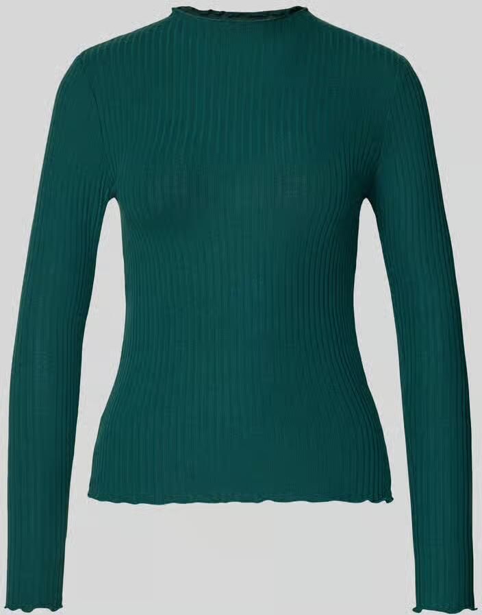 Only Slim fit shirt met lange mouwen met viscose model 'EMMA'