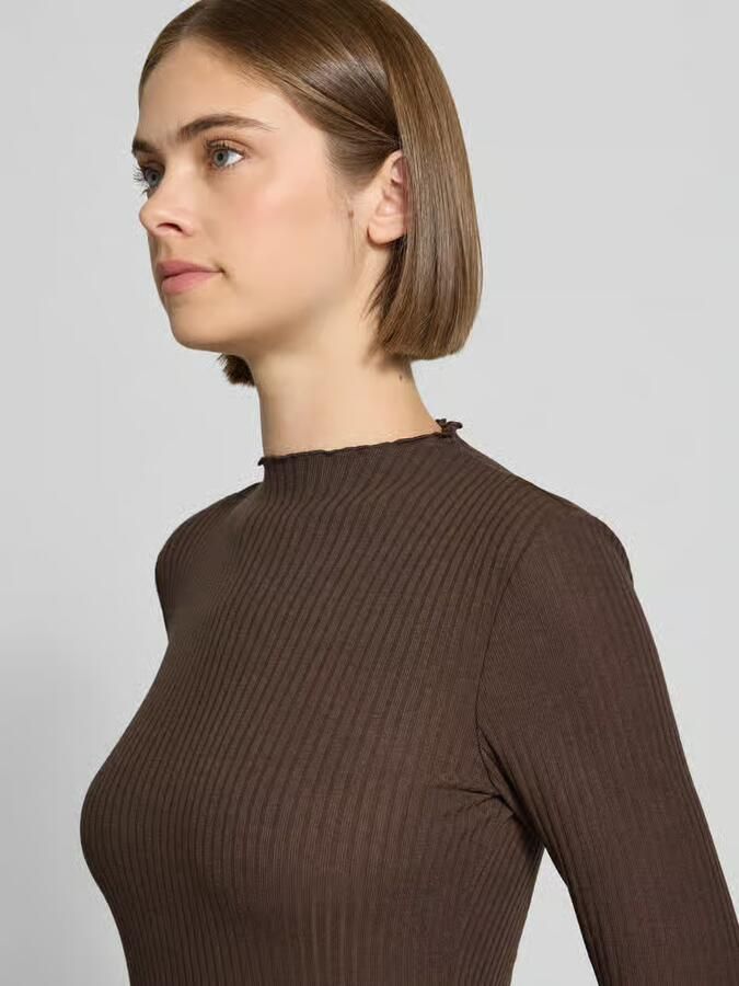 Only Slim fit shirt met lange mouwen met viscose model 'EMMA' - Foto 2