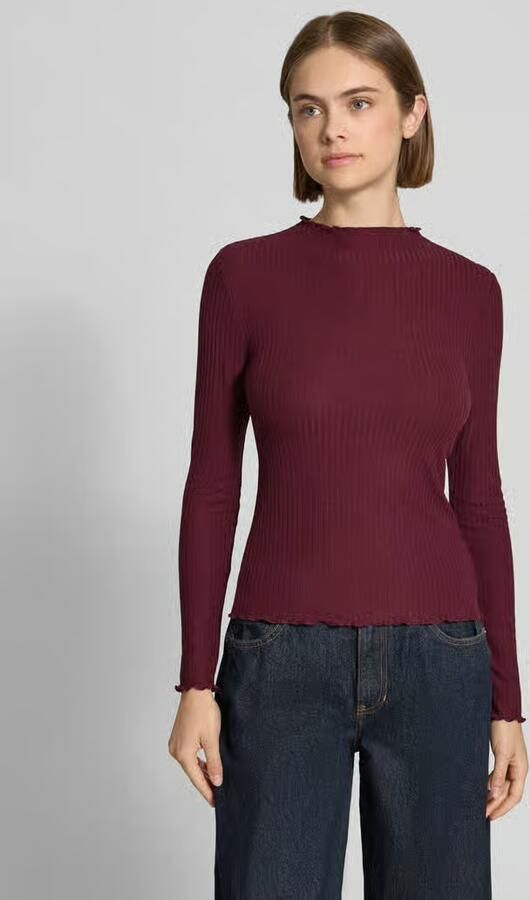 Only Slim fit shirt met lange mouwen met viscose model 'EMMA' - Foto 2