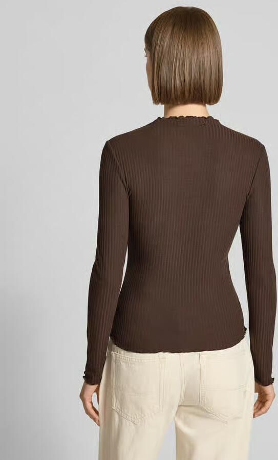 Only Slim fit shirt met lange mouwen met viscose model 'EMMA' - Foto 2
