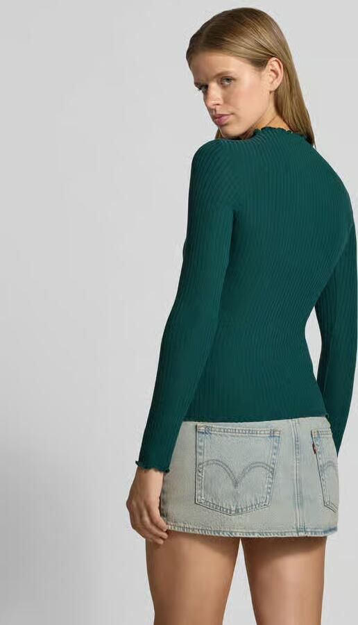 Only Slim fit shirt met lange mouwen met viscose model 'EMMA' - Foto 3