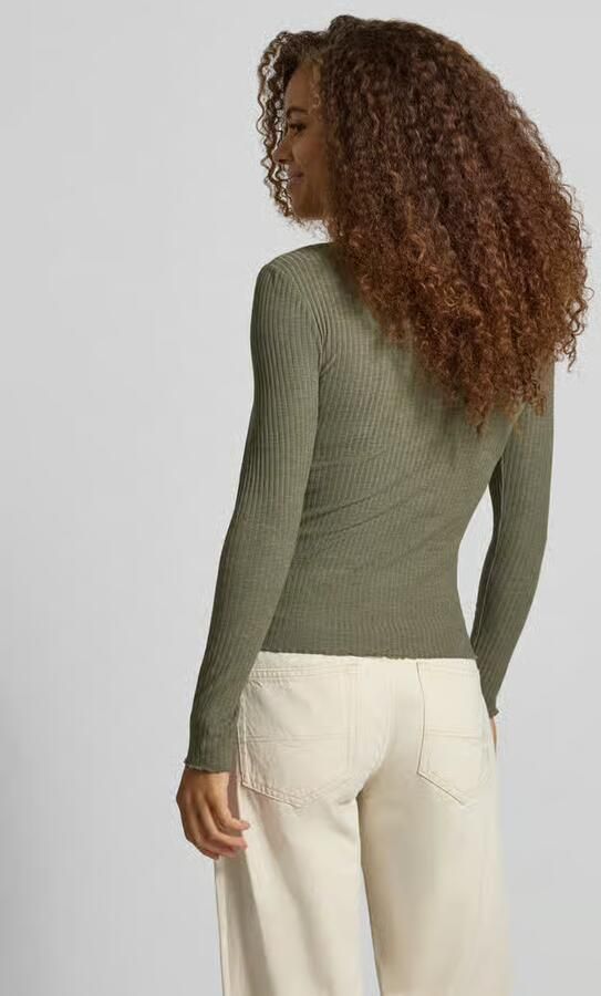 Only Slim fit shirt met lange mouwen met viscose model 'EMMA' - Foto 3