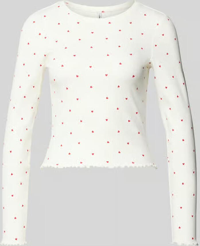 Only Slim fit shirt met lange mouwen van biologische katoenmix model 'FENJA' - Foto 2