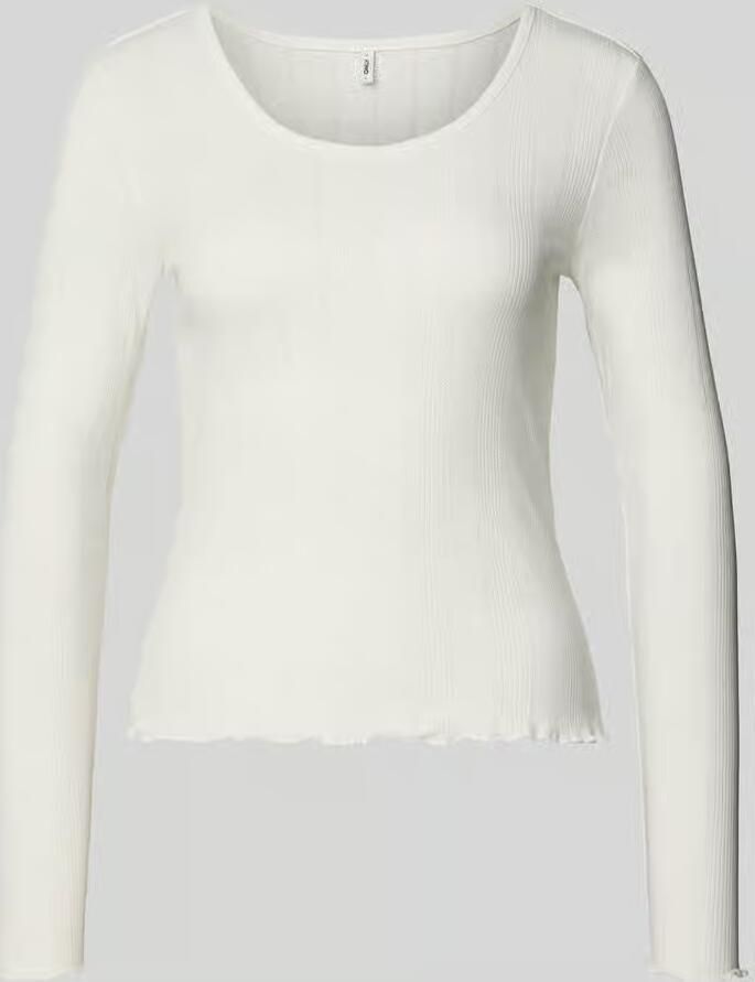 Only Slim fit shirt met lange mouwen van biologische katoenmix model 'TENNA LIFE' - Foto 2