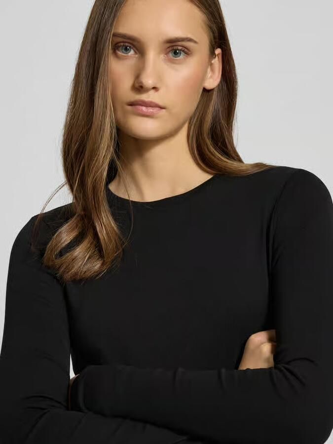 Only Slim fit longsleeve van katoenmengsel model 'RILEY' - Foto 7