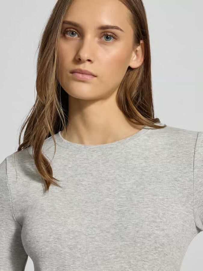 Only Slim fit longsleeve van katoenmengsel model 'RILEY' - Foto 3