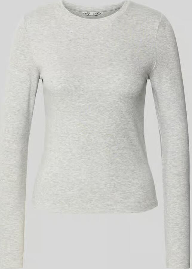 Only Slim fit longsleeve van katoenmengsel model 'RILEY' - Foto 4