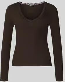 Only Slim fit shirt met lange mouwen van katoenmix model 'SARA SHARAI' - Foto 4