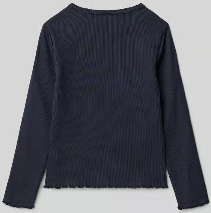 Only Slim fit shirt met lange mouwen van katoenmix model 'TRINNY LIFE'