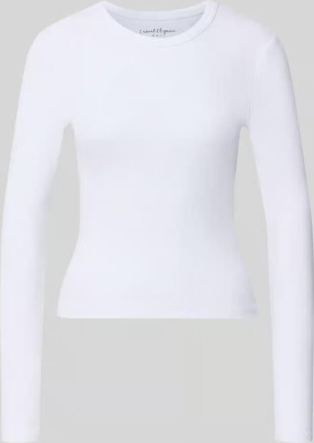 Only slim fit shirt met lange mouwen van katoenmix model 'VAL' - Foto 2