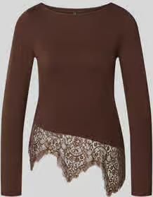 Only Slim fit shirt met lange mouwen van viscosemix model 'LAILA'
