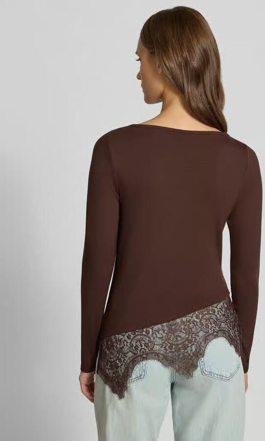 Only Slim fit shirt met lange mouwen van viscosemix model 'LAILA' - Foto 2